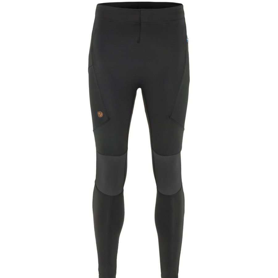 Herre Fjällräven | Fjallraven Mens Abisko Trekking Tights Pro Sort (Black-Iron Grey/550-048)