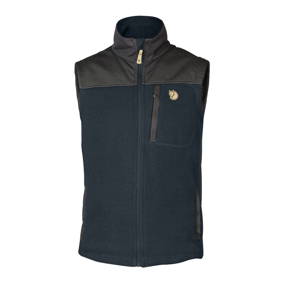 Herre Fjällräven | Fjallraven Mens Buck Fleece Vest