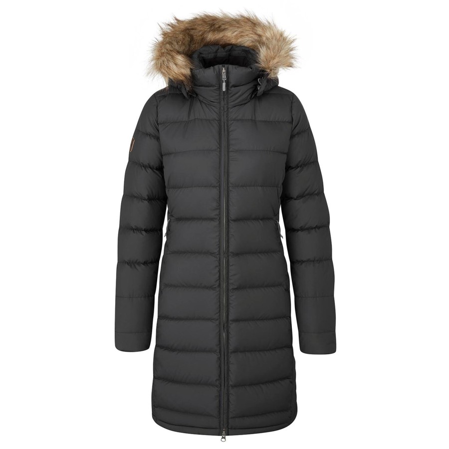 Dame RAB | Rab Womens Deep Cover Parka Sort (Black)