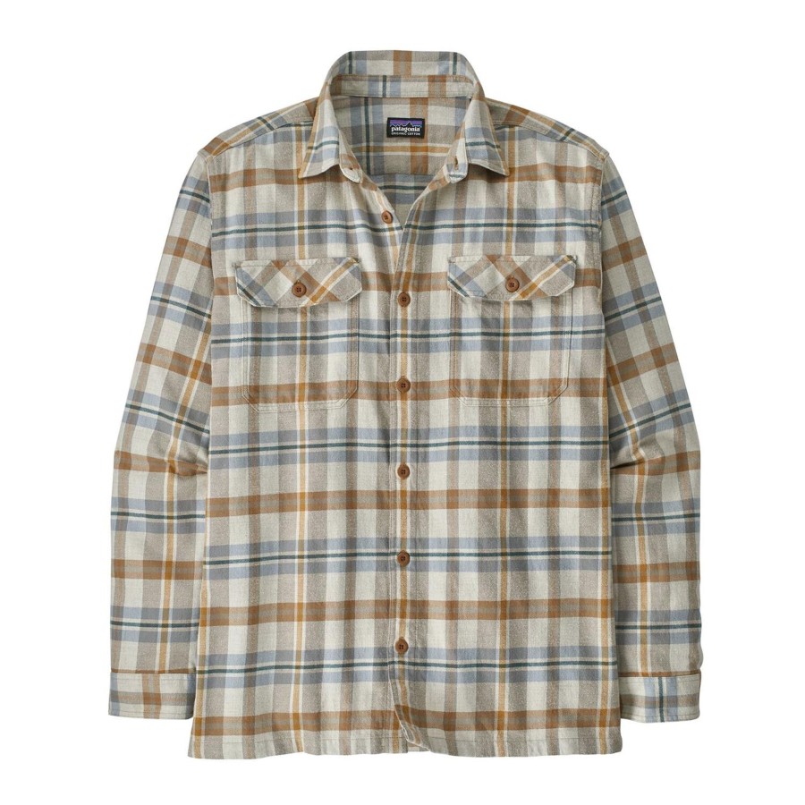 Herre Patagonia | Patagonia Mens L/S Organic Mw Fjord Flannel Shirt