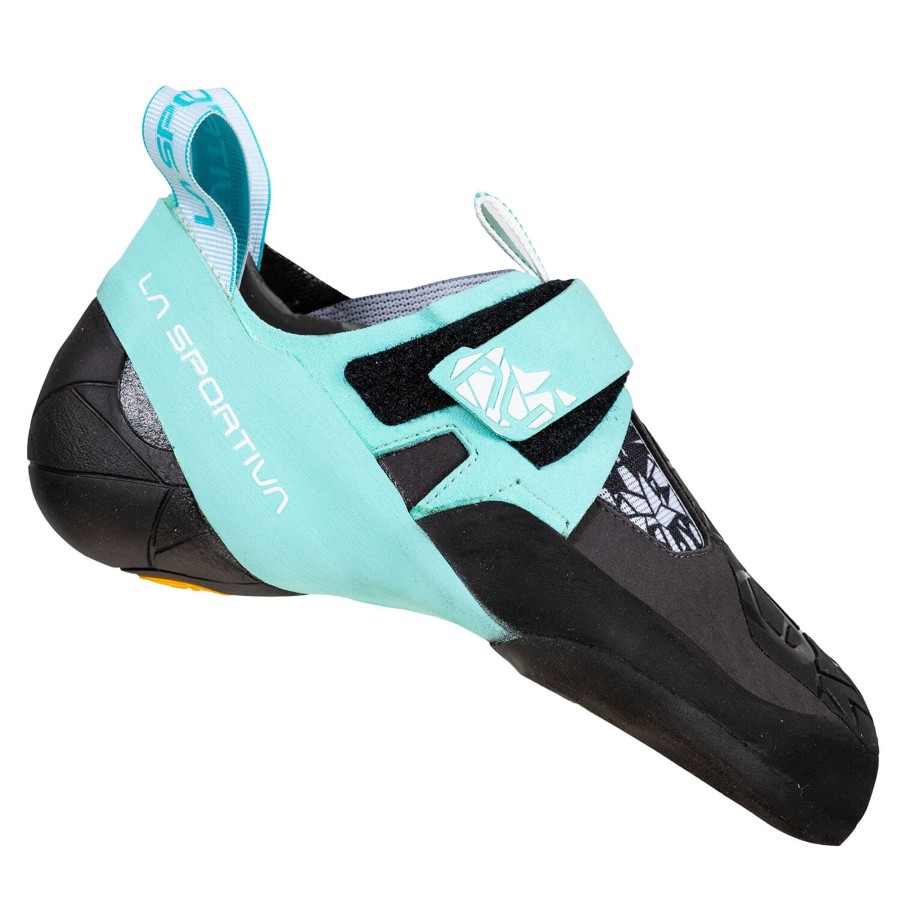 Klatregrej La Sportiva | La Sportiva Womens Skwama Vegan Gra (Carbon/Turquoise)