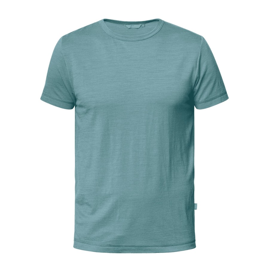 Herre Tierra | Tierra Mens Woolpa Tee 2020 Model Bla (Smoke Blue)