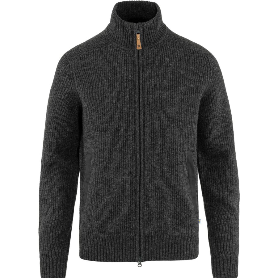 Herre Fjällräven | Fjallraven Mens Ovik Zip Cardigan Knit