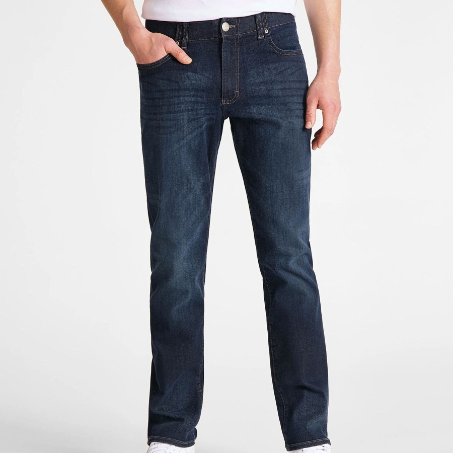 Herre Lee | Lee Mens Straight Fit Xm Bla (Trip)