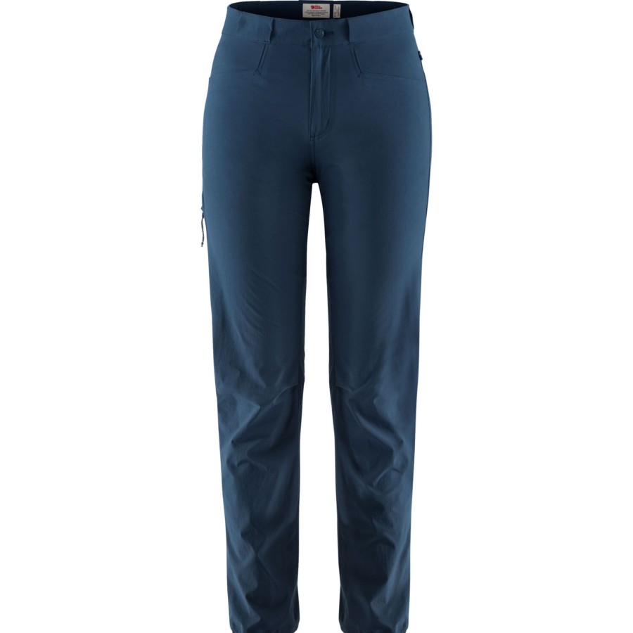 Dame Fjällräven | Fjallraven Womens High Coast Lite Trousers Bla (Navy/560)