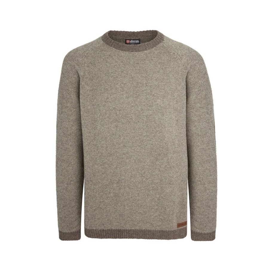 Herre Sherpa | Sherpa Mens Rukum Crew Sweater Gra (Tamur River)