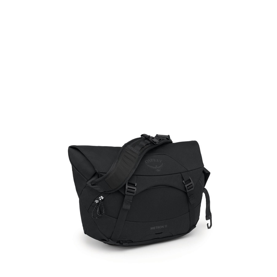 Rygsaekke Osprey | Osprey Metron 18 Messenger Sort (Black)