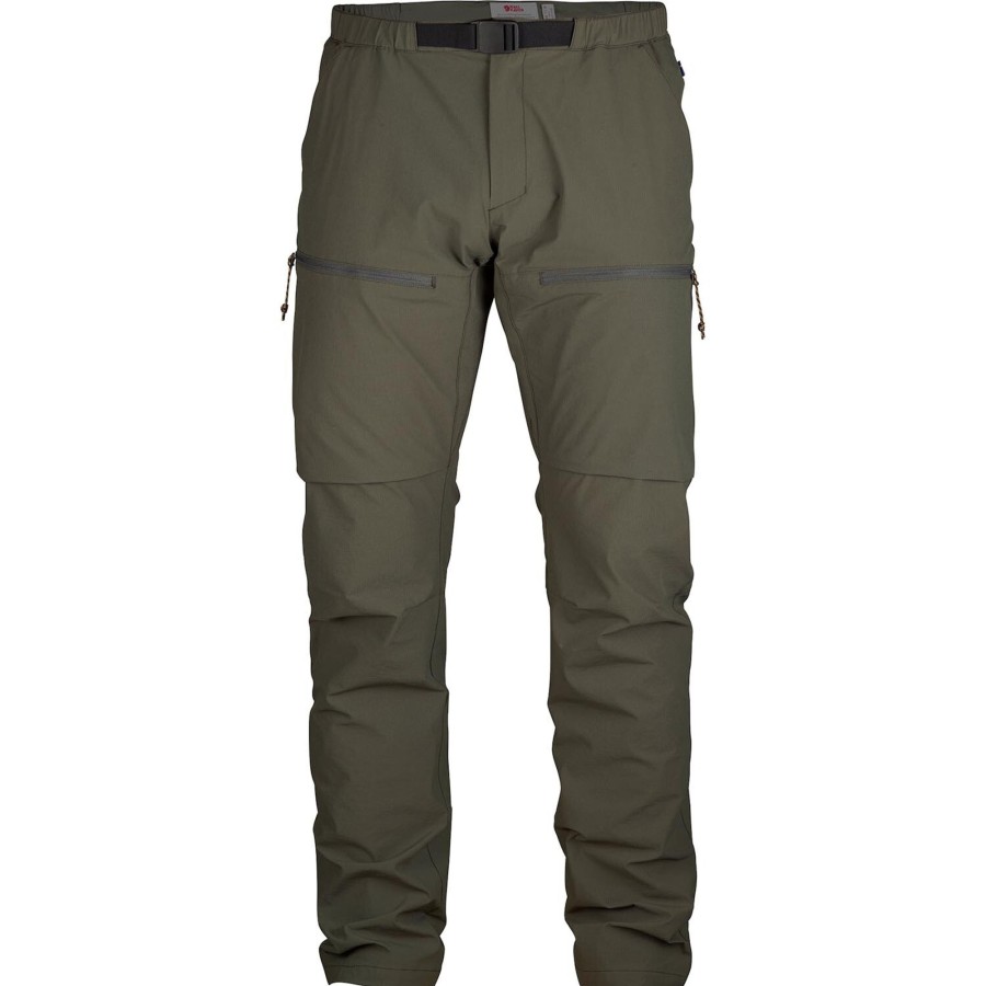 Herre Fjällräven | Fjallraven Mens High Coast Hike Trousers Reg Gra (Mountain Grey/032)