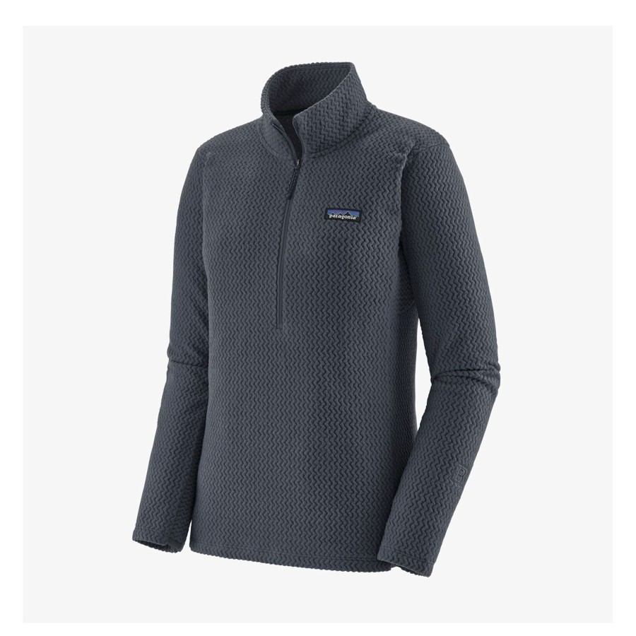 Dame Patagonia | Patagonia Womens R1 Air Zip Neck Bla (Smolder Blue)