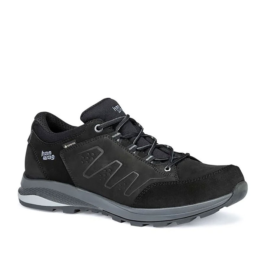 Fodtoj Hanwag | Hanwag Mens Torsby Low Sf Extra Gtx Sort (Black/Asphalt)