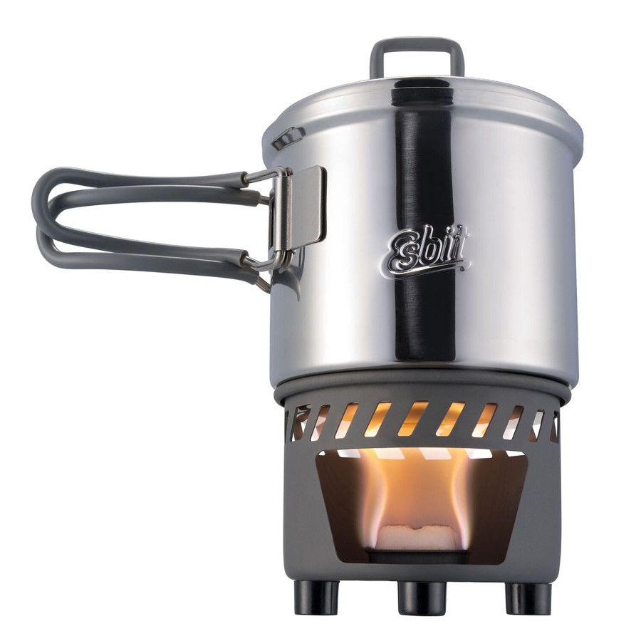 Mad-Drikke Esbit | Esbit Cookset For Solid Fuel, 585 Ml