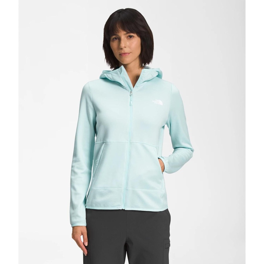 Dame The North Face | The North Face Womens Canyonlands Hoodie Bla (Skylight Blue White Heather)