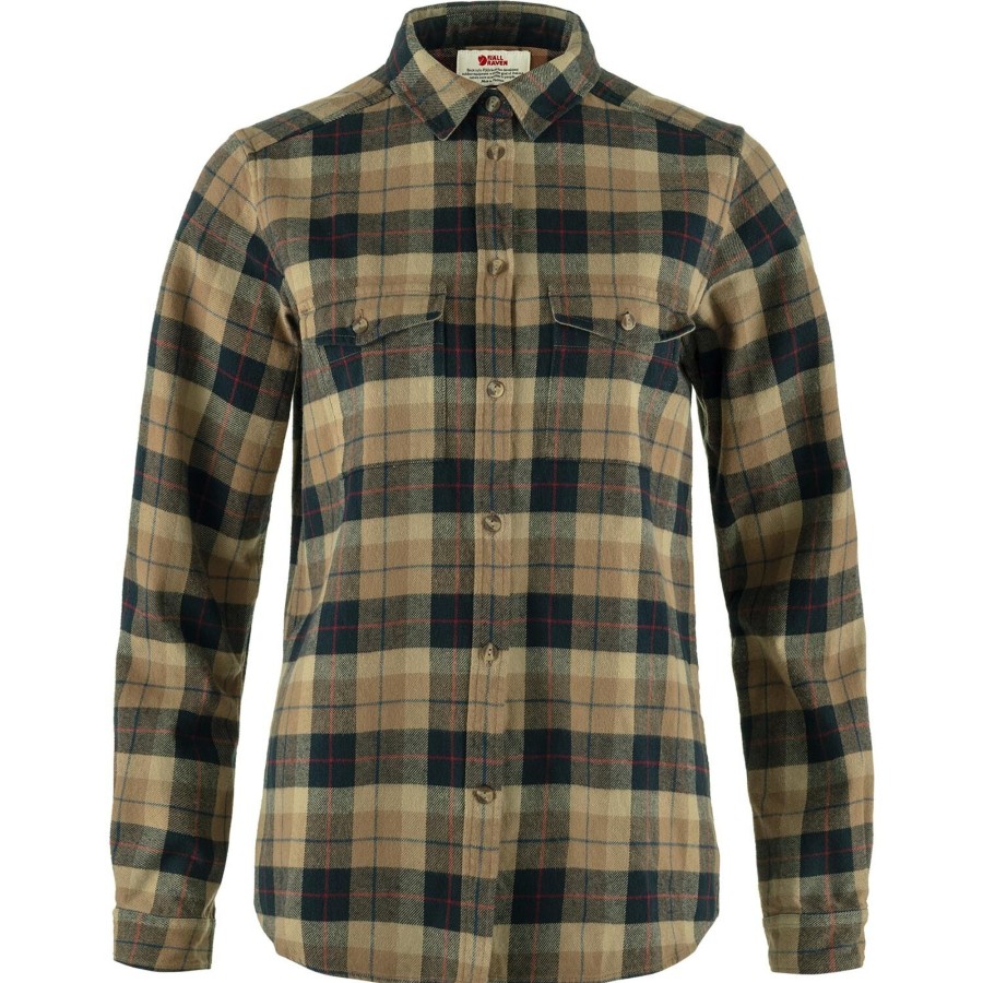 Dame Fjällräven | Fjallraven Womens Varmland Heavy Flannel Shirt