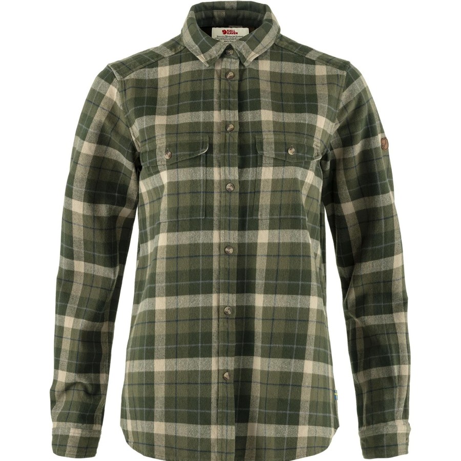 Dame Fjällräven | Fjallraven Womens Varmland Heavy Flannel Shirt