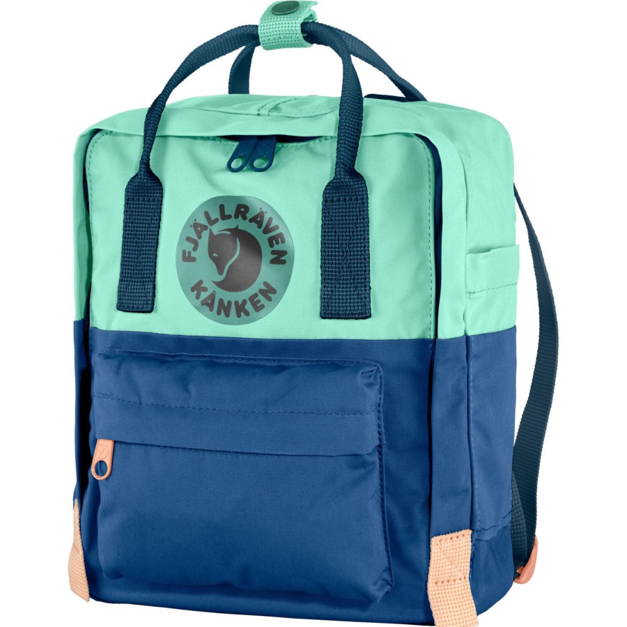 Rygsaekke Fjällräven | Fjallraven Kanken Art Mini Bla (Coast Line-Sky/981-982)