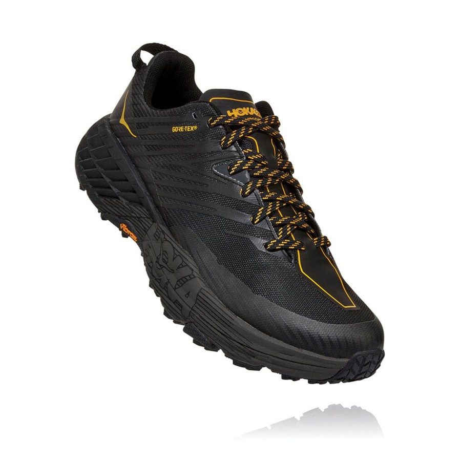 Fodtoj Hoka | Hoka Mens Speedgoat 4 Gtx Gra (Anthracite/Dark Gull Grey)