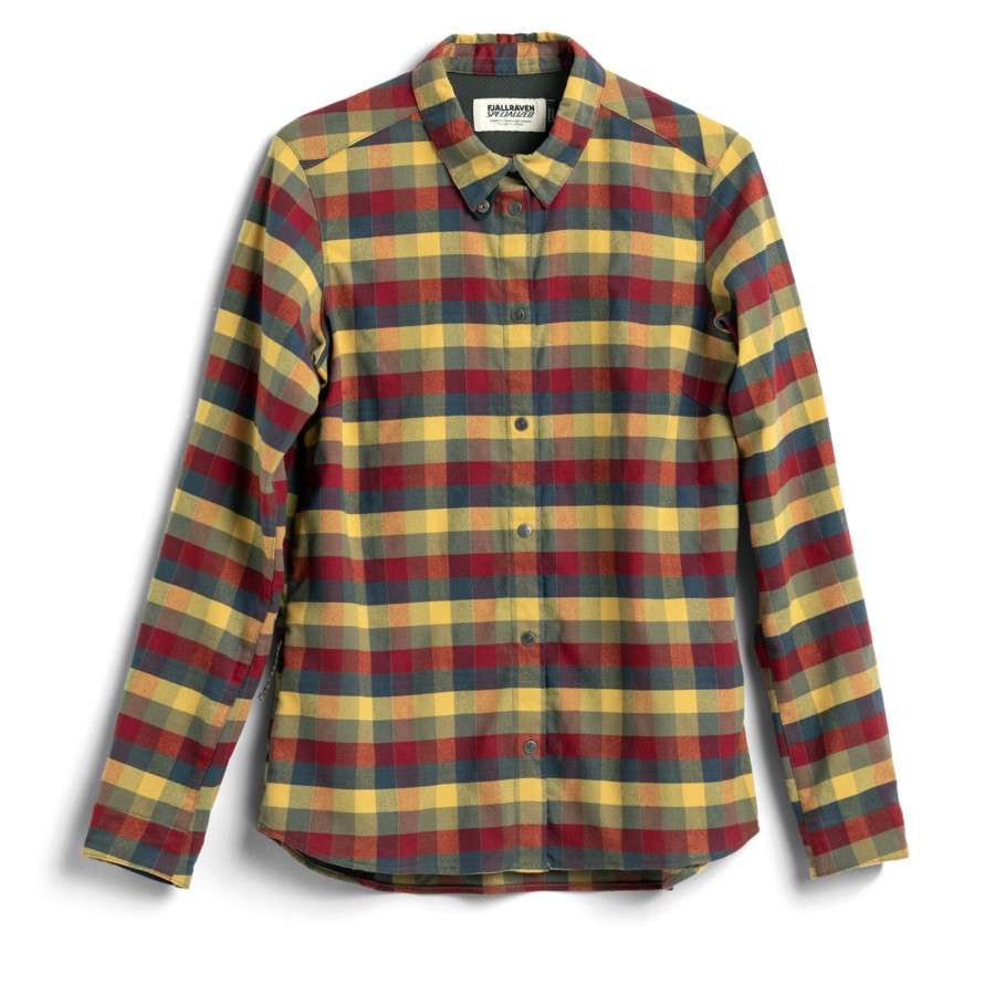 Dame Fjällräven | Fjallraven Womens S/F Riders Flannel Shirt Ls