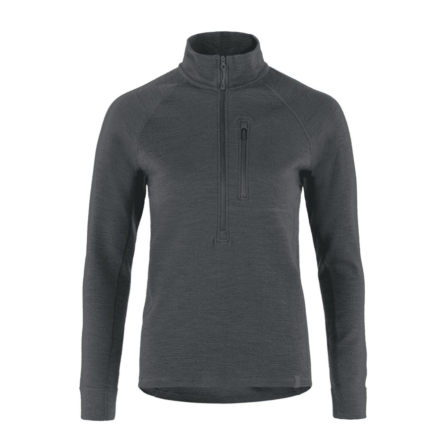 Dame Tierra | Tierra Womens Midlana 340 Merino Half Zip 2022 Model Gra (Graphite)