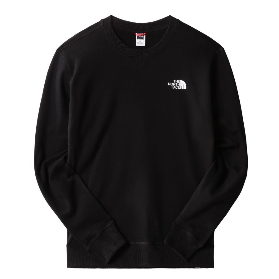 Herre The North Face | The North Face Mens Simple Dome Crew Sort (Tnf Black)