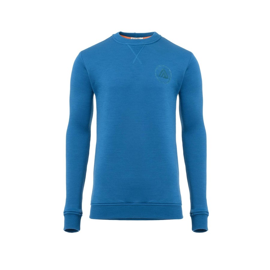 Herre Aclima | Aclima Mens Fleecewool V2 Crewneck Bla (Corsair)