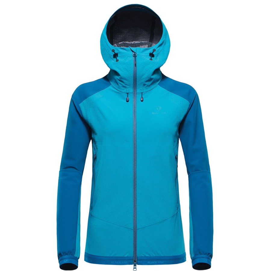 Dame BlackYak | Blackyak Womens Modicana Jacket Bla (Blue Coral)