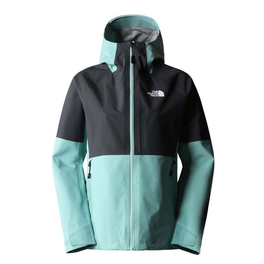 Dame The North Face | The North Face Womens Jazzi Futurelight Jacket Gron (Wasabi/Asphalt Grey)