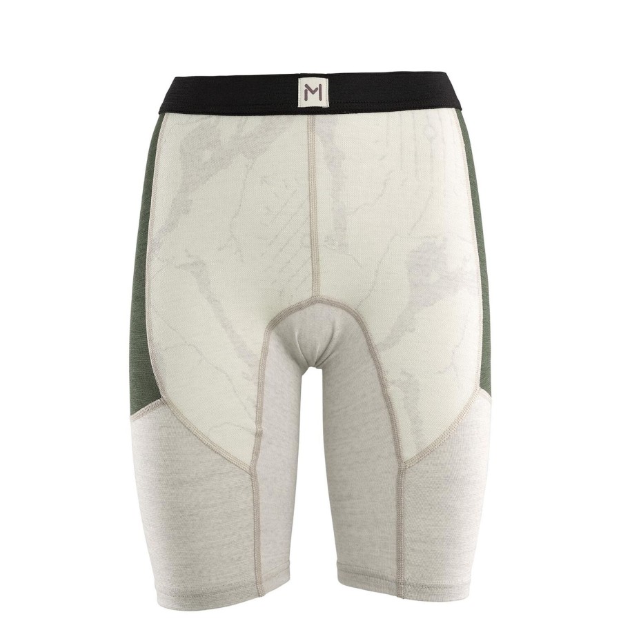 Dame Aclima | Aclima Womens Lars Monsen Shorts Beige (Beigemelang/Olivenght/Femunden)