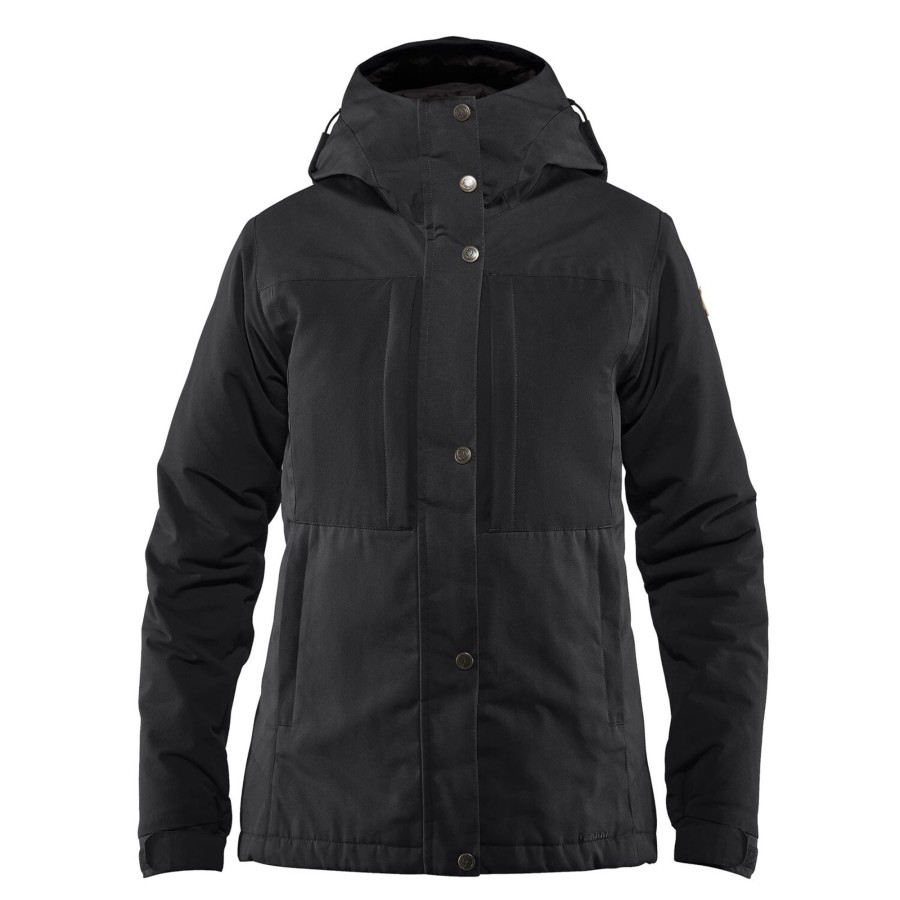 Dame Fjällräven | Fjallraven Womens Keb Touring Down Jacket Sort (Black/550)