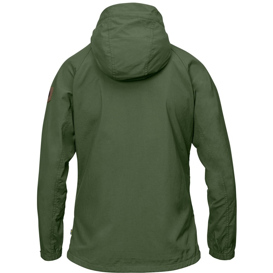 Dame Fjällräven | Fjallraven Womens Greenland Wind Jacket Gron (Fern/618)