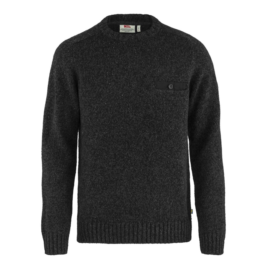 Herre Fjällräven | Fjallraven Mens Lada Round-Neck Sweater