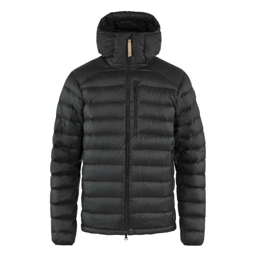 Herre Fjällräven | Fjallraven Mens Keb Touring Down Jacket Sort (Black/550)