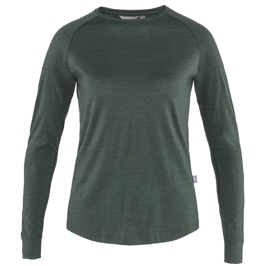 Dame Tierra | Tierra Womens Woolpa L/S Tee 2020 Model Gra (Graphite)