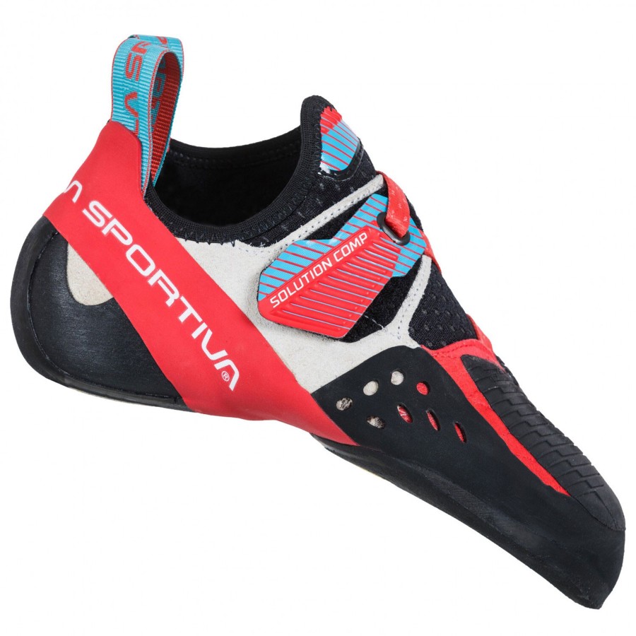 Klatregrej La Sportiva | La Sportiva Womens Solution Comp Lyserod (Hibiscus/Malibu Blue)