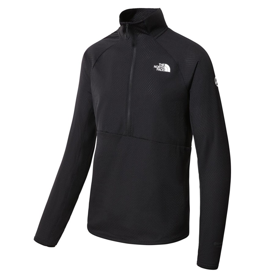 Herre The North Face | The North Face Mens Summit Futurefleece Lt 1/2 Zip Sort (Tnf Black)