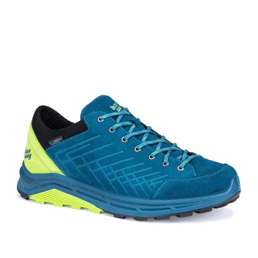 Fodtoj Hanwag | Hanwag Mens Coastrock Low Es Bla (Seablue/Sulphur)