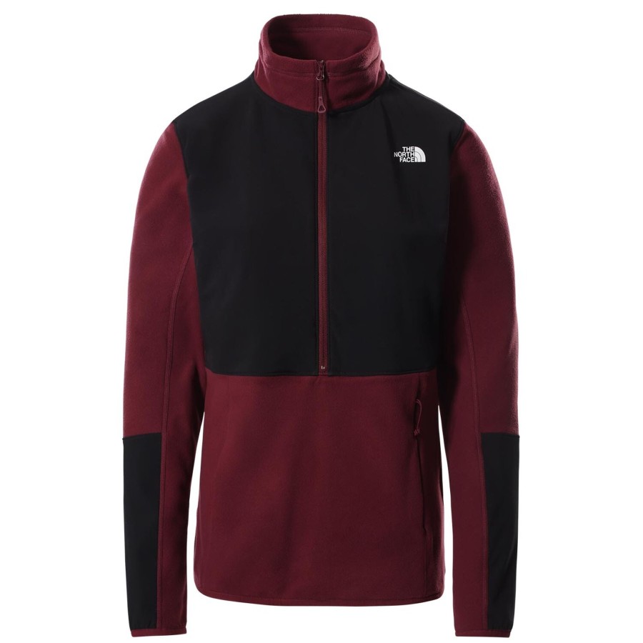 Dame The North Face | The North Face Womens Diablo Midlayer 1/4 Zip Lilla (Boysenberry/Tnf Black)