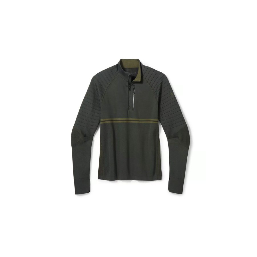 Herre Smartwool | Smartwool Mens Intraknit Merino Tech 1/4 Zip Gron (North Woods)