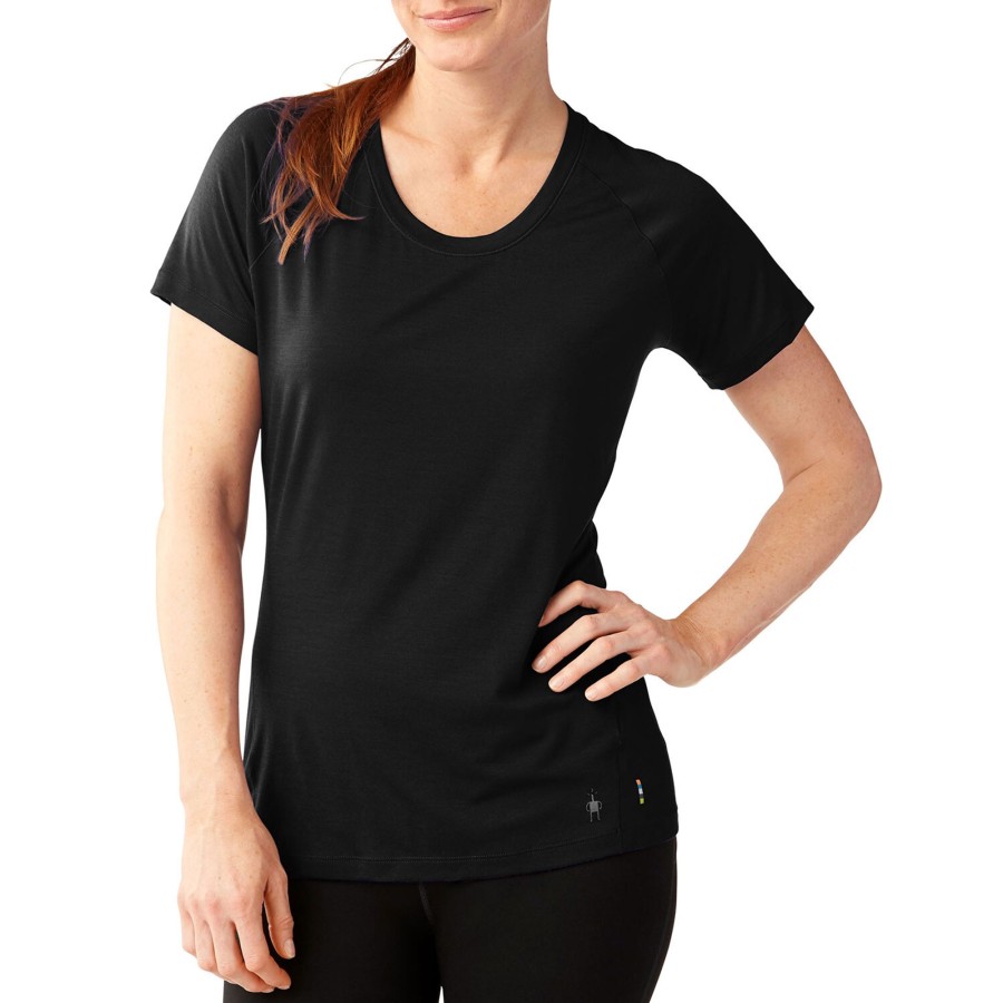 Dame Smartwool | Smartwool Womens Merino 150 Baselayer S/S Sort (Black)