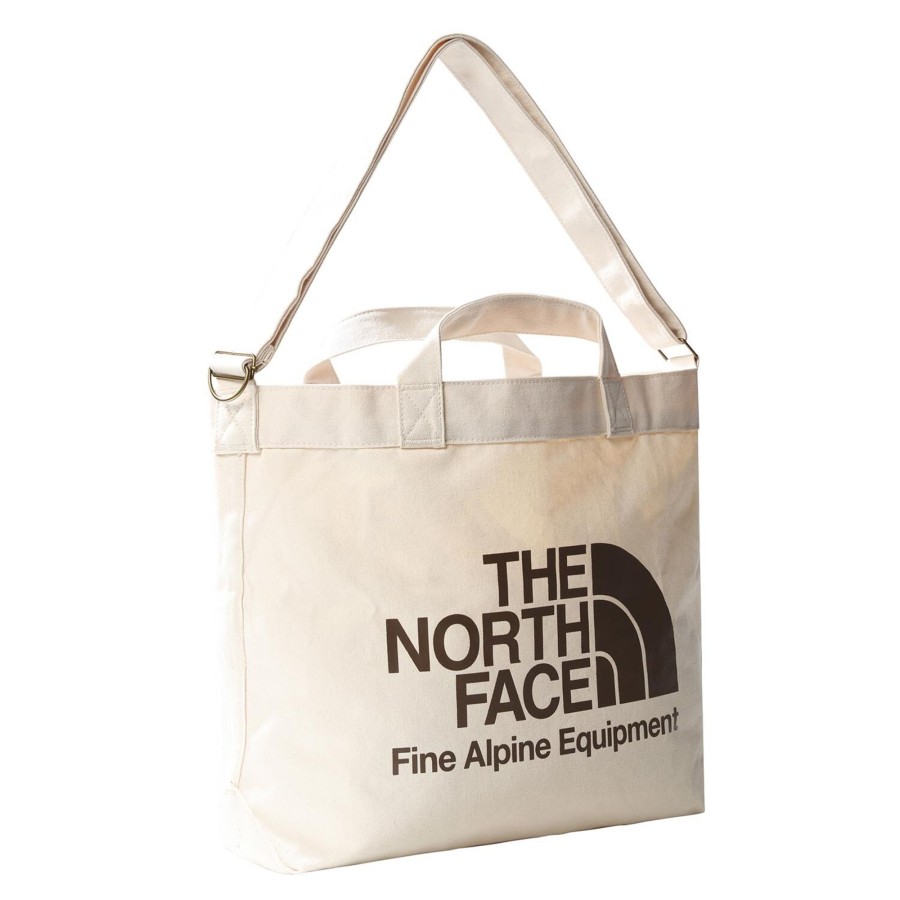 Rygsaekke The North Face | The North Face Adjustable Cotton Tote Brun (Weimaraner Brown Lg Logo Prnt)