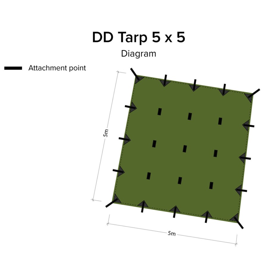 Sovegrej DD Hammocks | Dd Hammocks Tarp 5X5