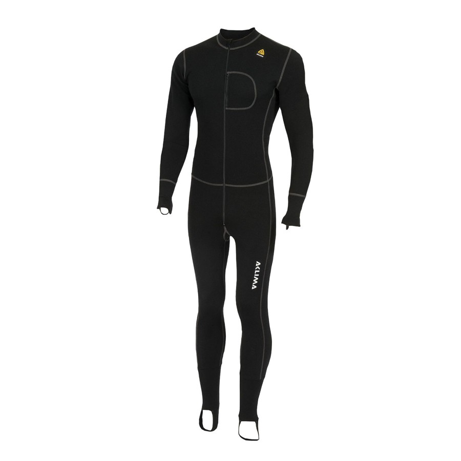 Herre Aclima | Aclima Warmwool Bodypiece Sort (Jet Black)