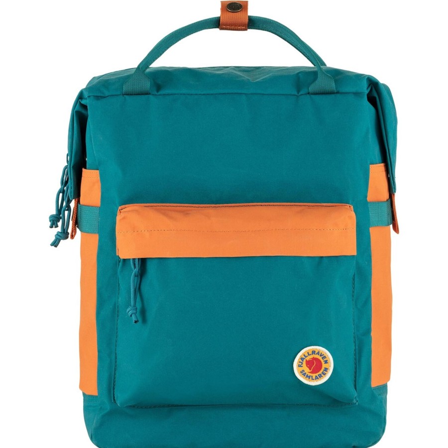 Rygsaekke Fjällräven | Fjallraven Samlaren Haulpack 1B Gron (Ocean Green-Sp Orange/645-206)