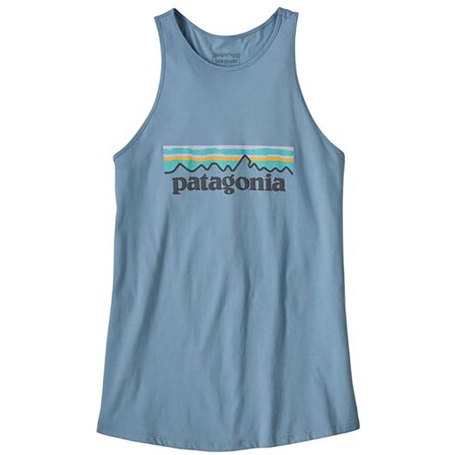 Dame Patagonia | Patagonia Womens Pastel P-6 Logo Org High Neck Tank