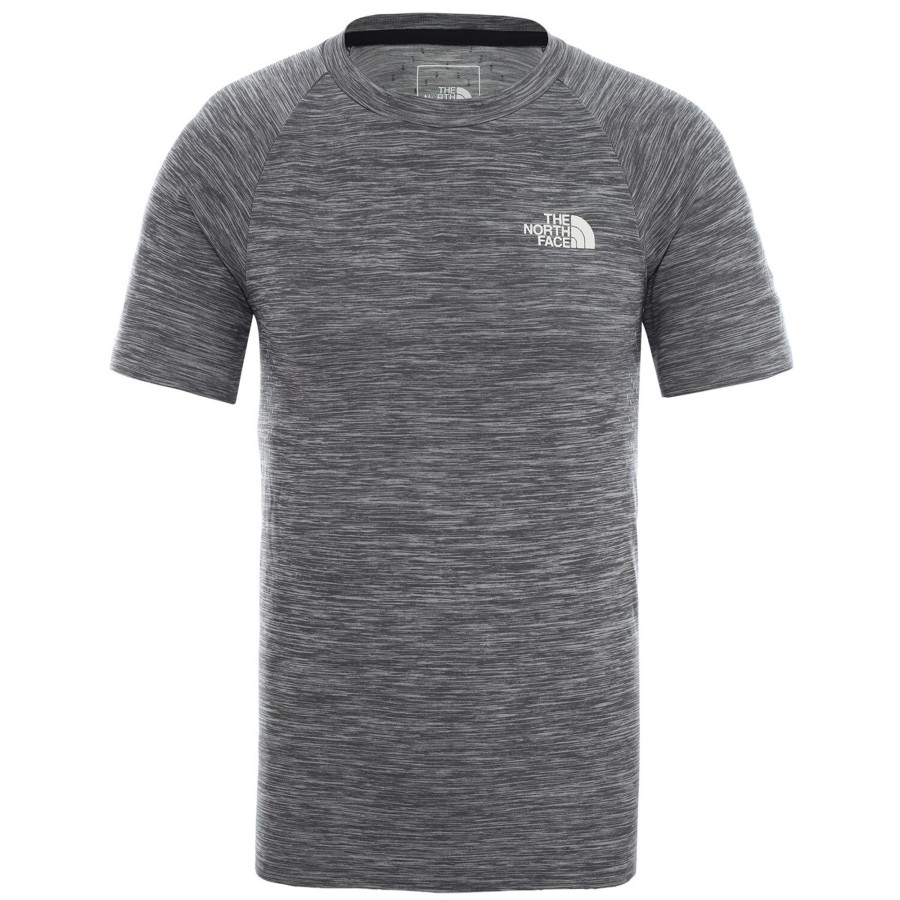 Herre The North Face | The North Face Mens Impendor Seamless Tee Sort (Tnf Black Whit Hthr/Tnf White)