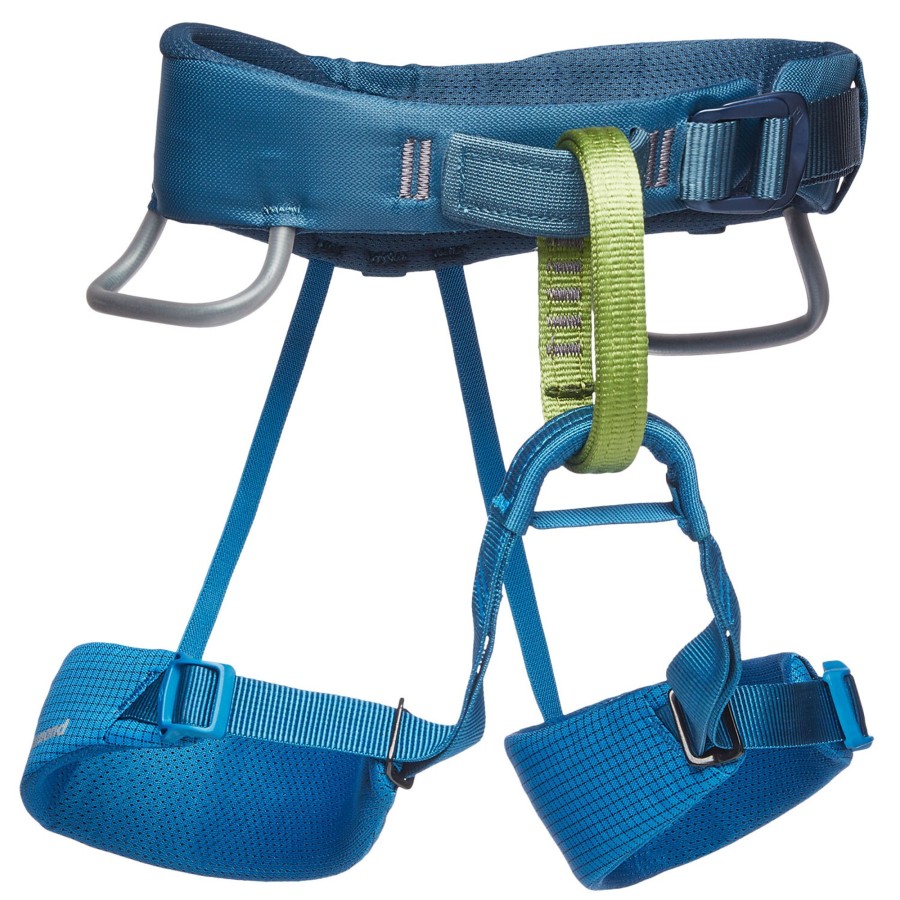 Klatregrej Asolo | Black Diamond Kids Momentum Harness Bla (Kingfisher)