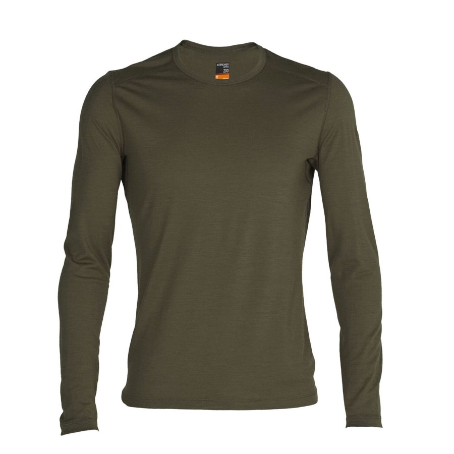 Herre Icebreaker | Icebreaker Mens 200 Oasis L/S Crewe