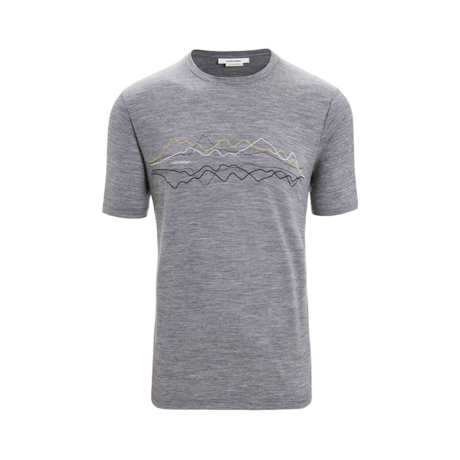 Herre Icebreaker | Icebreaker Mens Tech Lite Ii S/S Tee Gra (Gritstone Hthr)