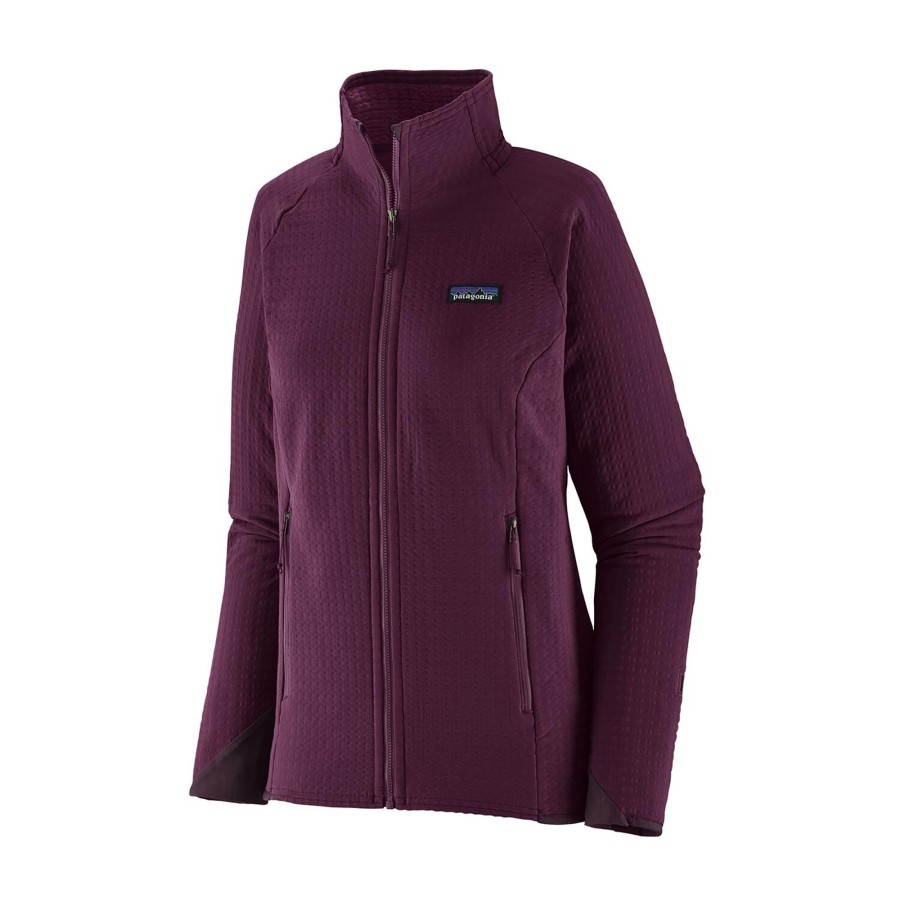 Dame Patagonia | Patagonia Womens R2 Techface Jacket Lilla (Night Plum)