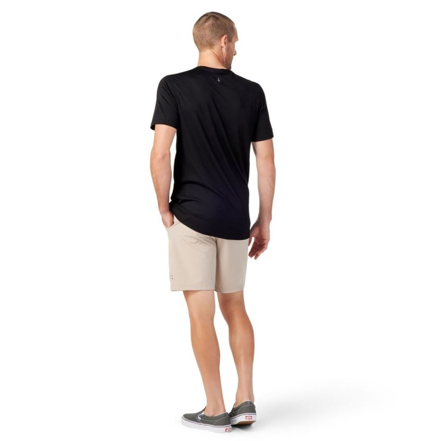 Herre Smartwool | Smartwool Mens Merino Sport 150 Overland Trek Ss T Sort (Black)