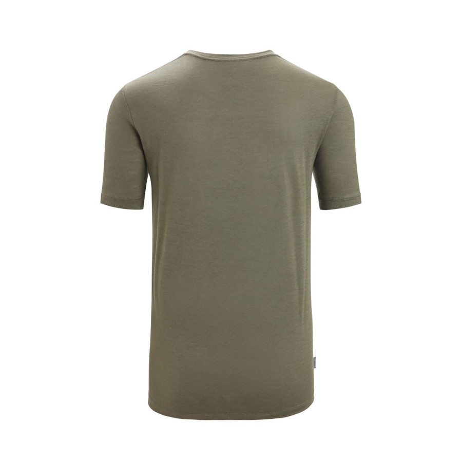 Herre Icebreaker | Icebreaker Mens Tech Lite Ii S/S Tee Polar Paddle Gron (Loden)